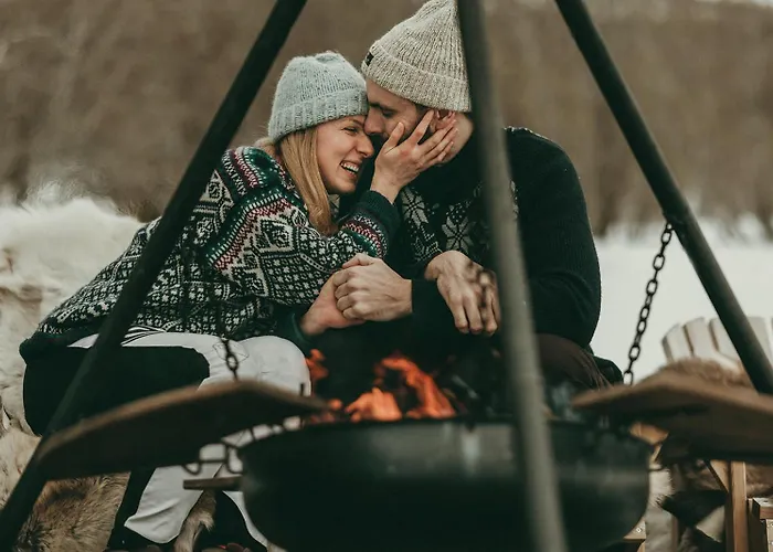 Eira Fjord With Firepit, Snowmobile And Free Snowshoes * Тромсё